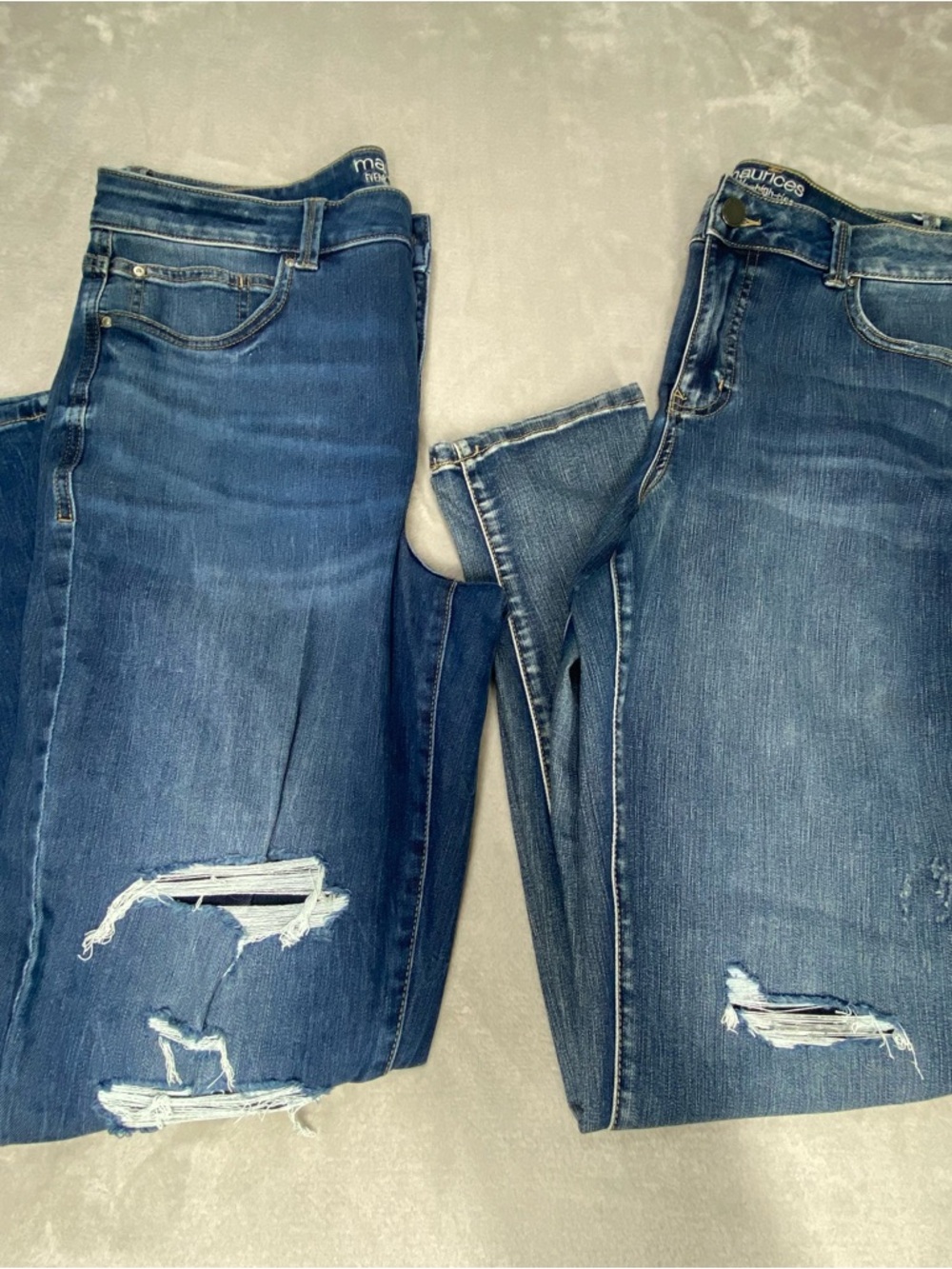 Maurices LOT of 2 High-rise Everflex Jeans Size 16